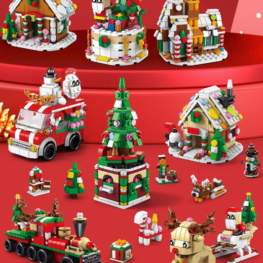 Holiday Present Kids Construction Brick Set