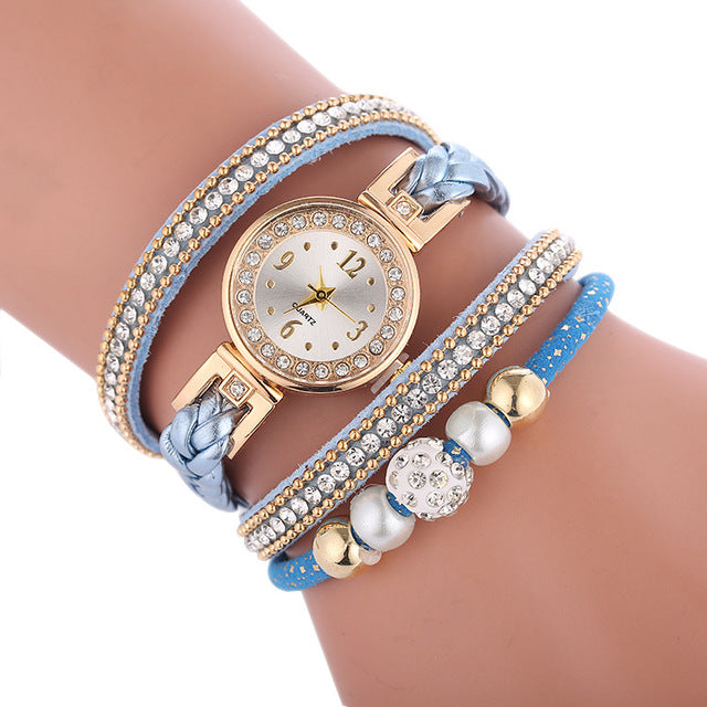 Elegant Ladies Metal Timepiece