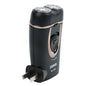 Dual Blade Electric Shaver with Built-in Charger and Twin Rings