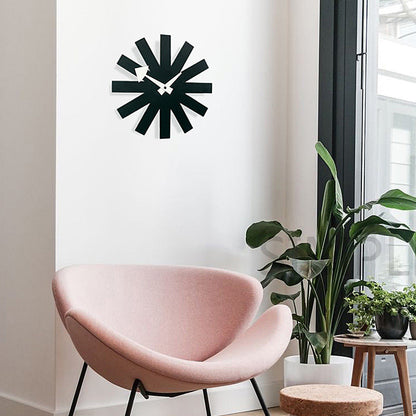 Scandinavian Nelson StarTime Metal Wall Clock for Home Office Stylish