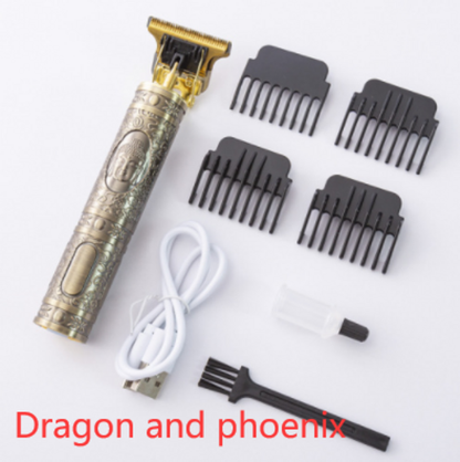 Premium Electric Hair Trimmer with Laser Engraving for Professional