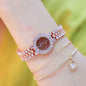 Elegant Diamond-Studded Wristwatch with Premium Chain