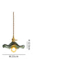 Modern Scandinavian Asian Inspired Minimalist Glass Pendant Light