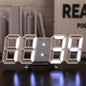Modern LED Wall Clock for Living Spaces Digital Time Display
