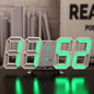 Modern LED Wall Clock for Living Spaces Digital Time Display