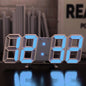 Modern LED Wall Clock for Living Spaces Digital Time Display