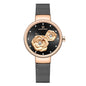 Stylish casual metal strap quartz ladies timepiece