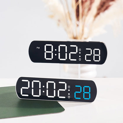 Smart Digital Clock With Time, Temp, And Seconds Display