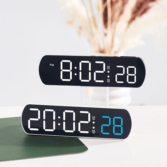 Smart Digital Clock With Time, Temp, And Seconds Display