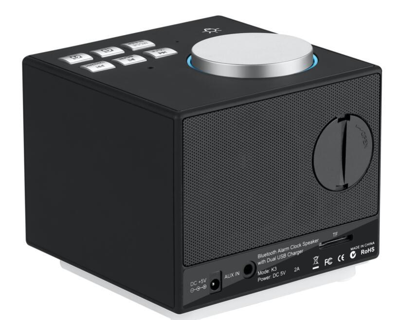 Vibrant Wireless Sound Clock with Smart Weather Display