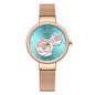 Stylish casual metal strap quartz ladies timepiece