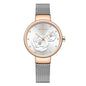Stylish casual metal strap quartz ladies timepiece