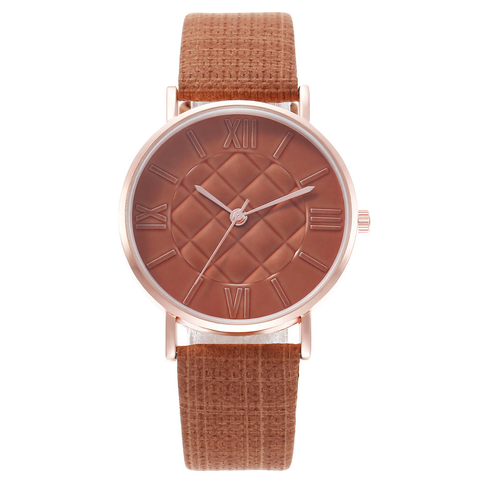 Tropical Fruit Timepiece Roman Quartz Wristwatch