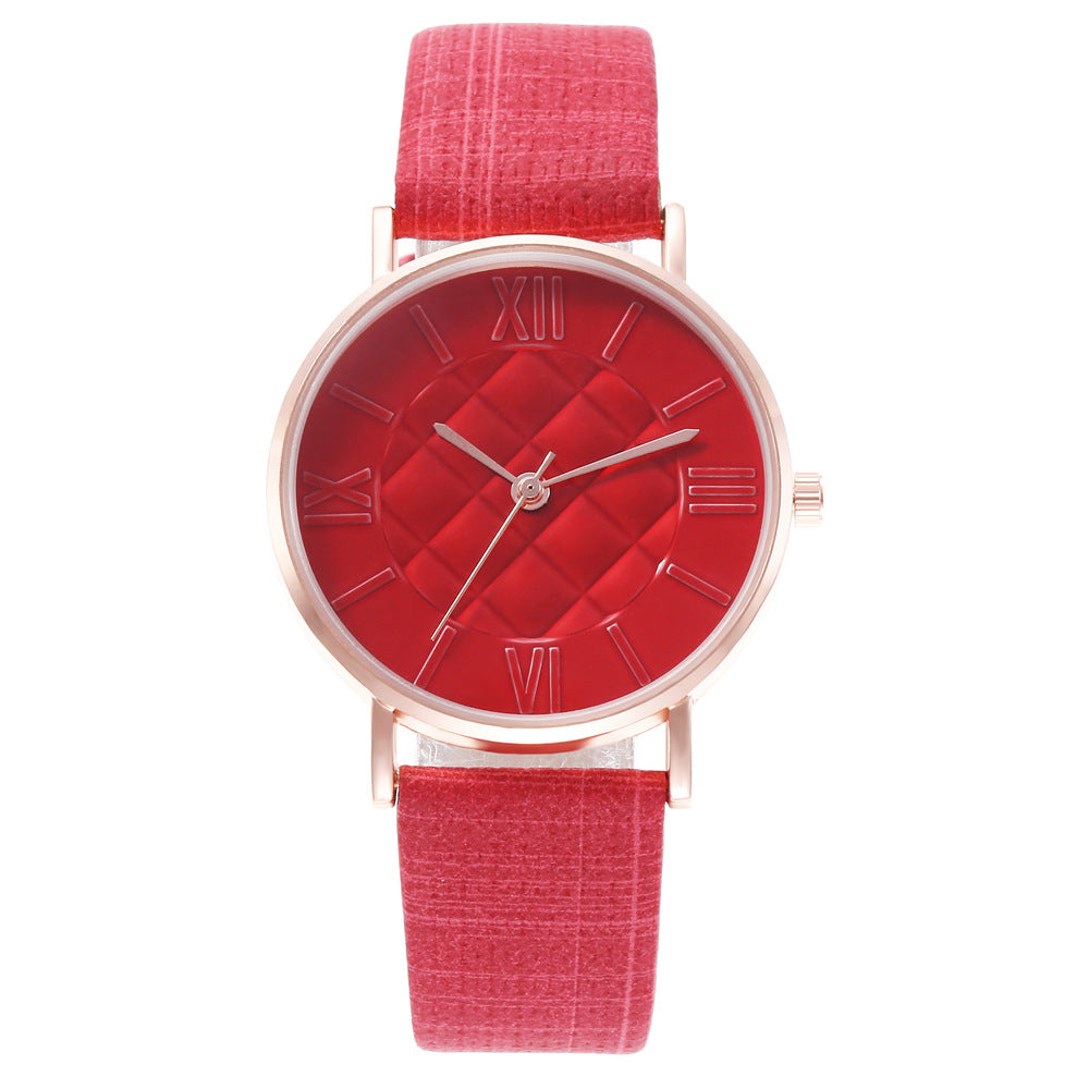 Tropical Fruit Timepiece Roman Quartz Wristwatch