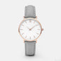 Elegant Ladies Timepieces Genuine Leather Quartz Wristwatch