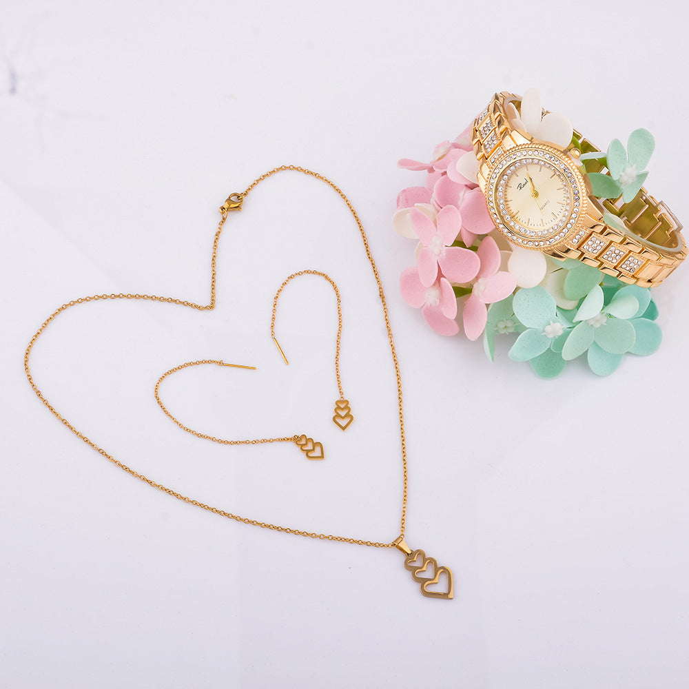 Elegant Delicate Timepiece Pendant Present Case Accessory