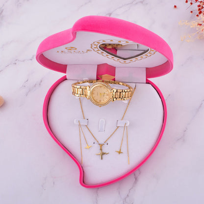 Elegant Delicate Timepiece Pendant Present Case Accessory