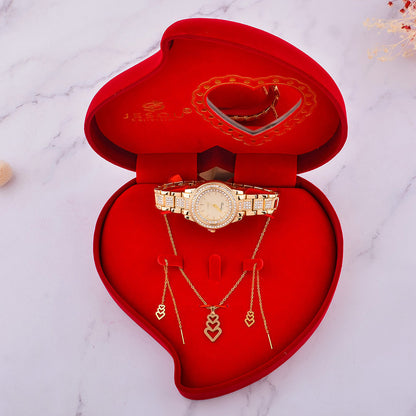 Elegant Delicate Timepiece Pendant Present Case Accessory