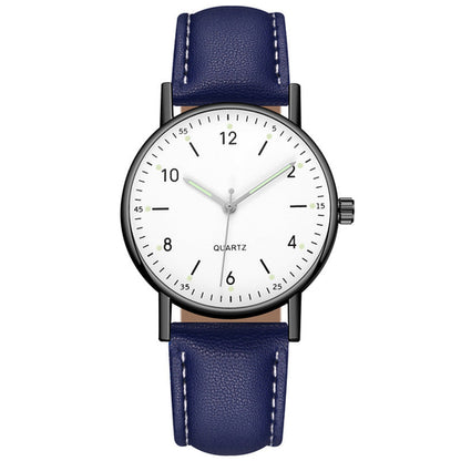 Glowing timepiece battery-operated wristwatch