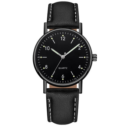 Glowing timepiece battery-operated wristwatch
