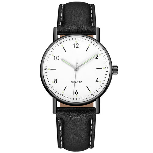 Glowing timepiece battery-operated wristwatch
