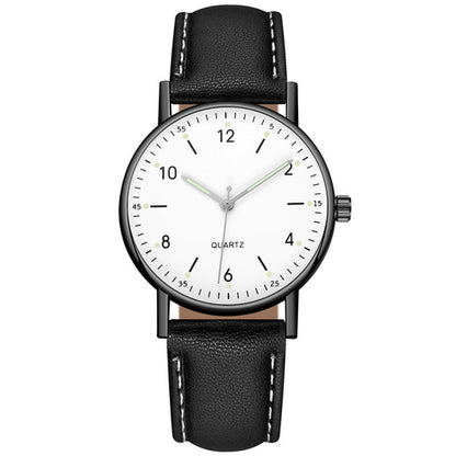Glowing timepiece battery-operated wristwatch