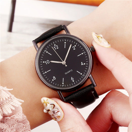 Glowing timepiece battery-operated wristwatch