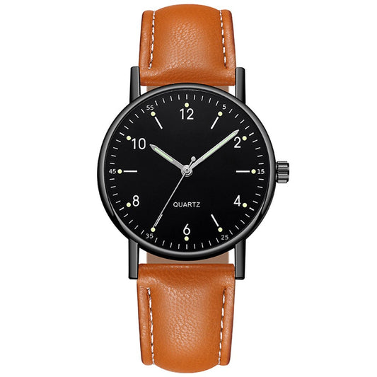 Glowing timepiece battery-operated wristwatch