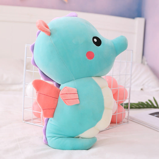 Soft Angel Seahorse Plush Pillow Big