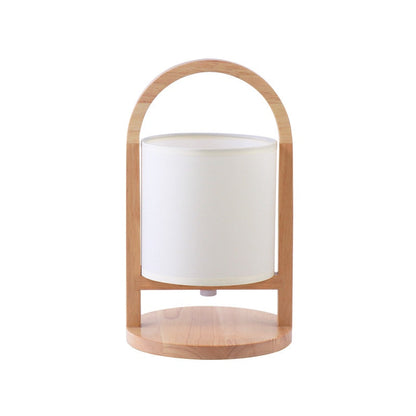 Compact Wireless Rechargeable Minimalist Wooden Bedside Night Light