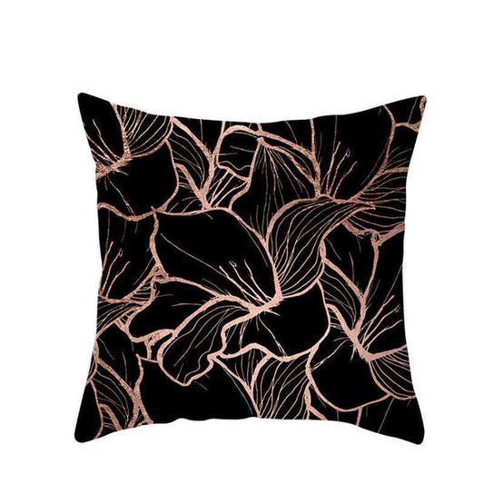 Golden Apricot Velvet Cushion Cover