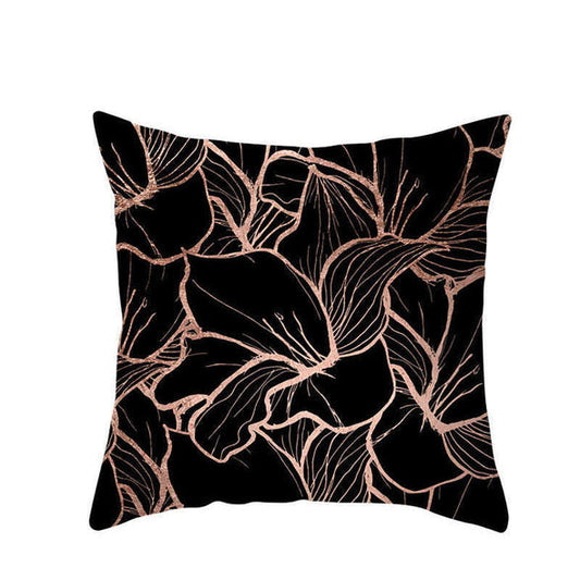 Golden Apricot Velvet Cushion Cover