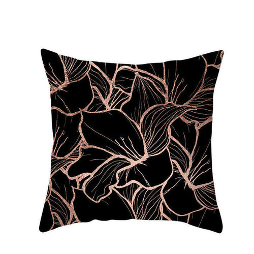 Golden Apricot Velvet Cushion Cover