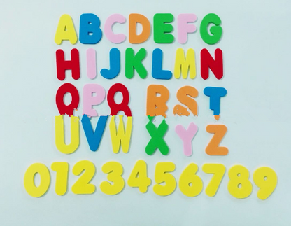 Kids' Preschool EVA Letter & Number 26 ABC 0-9 Bathtub Learning,