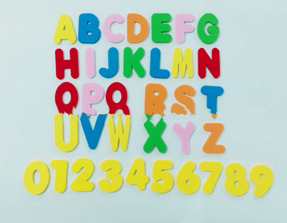 Kids' Preschool EVA Letter & Number 26 ABC 0-9 Bathtub Learning,