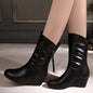 Cozy Winter Boots With Soft Mid-Calf Height
