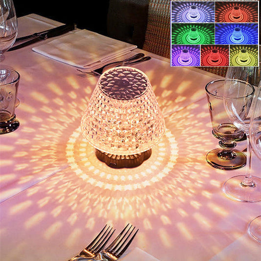 Shimmering Gemstone Desk Light USB Touch Control Bar Lamp Adjustable