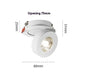 Foldable LED Spotlight with Built-in Lights