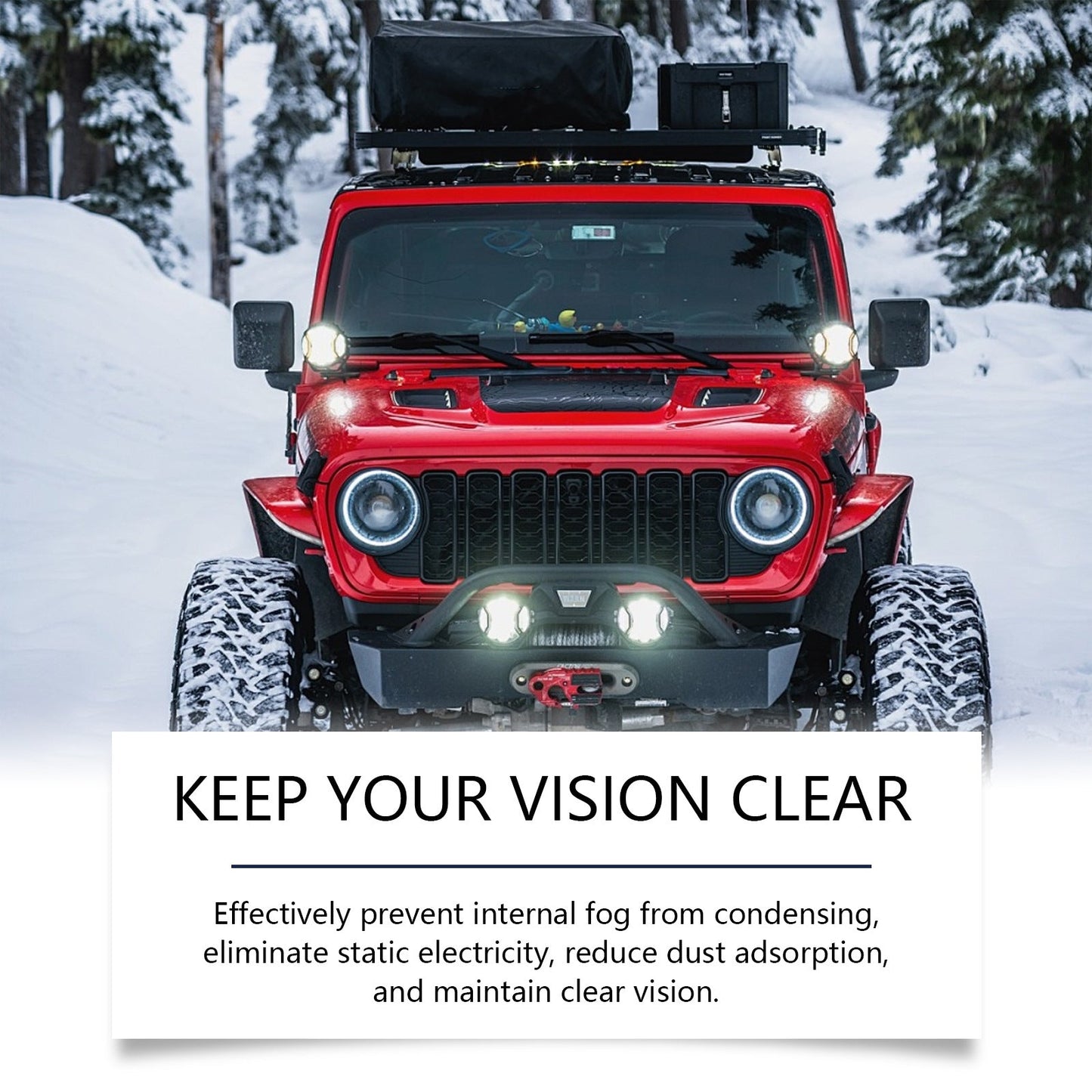 Windshield Deicing Solution for Vehicle Glass