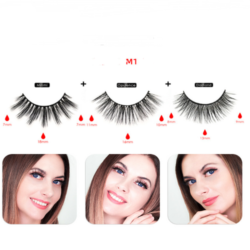 Magnetic Lash Liner & Magnetic Faux Lashes & Precision Tweezer Kit