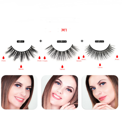 Magnetic Lash Liner & Magnetic Faux Lashes & Precision Tweezer Kit