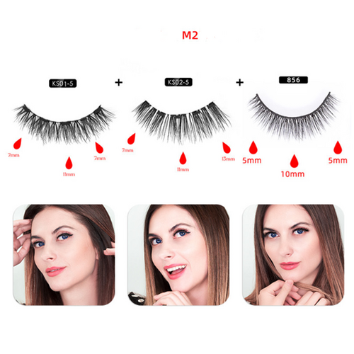Magnetic Lash Liner & Magnetic Faux Lashes & Precision Tweezer Kit