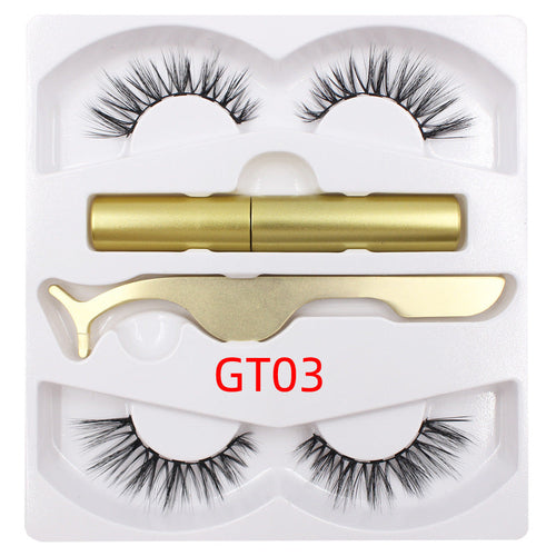 Magnetic Lash Liner & Magnetic Faux Lashes & Precision Tweezer Kit