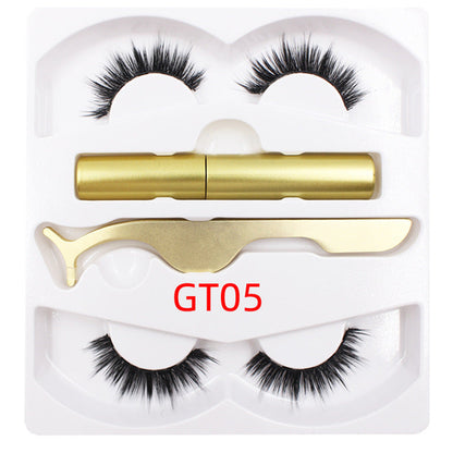 Magnetic Lash Liner & Magnetic Faux Lashes & Precision Tweezer Kit