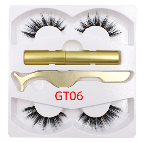 Magnetic Lash Liner & Magnetic Faux Lashes & Precision Tweezer Kit