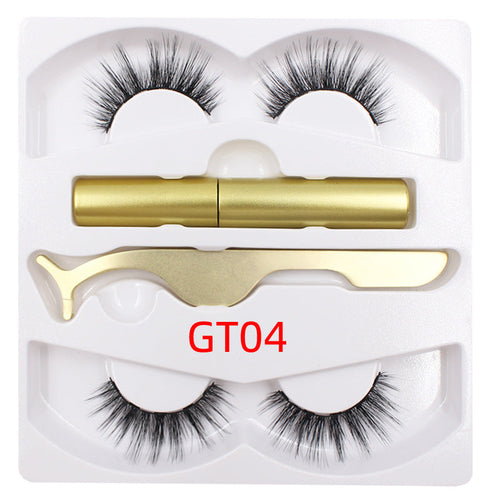 Magnetic Lash Liner & Magnetic Faux Lashes & Precision Tweezer Kit