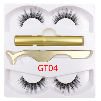 Magnetic Lash Liner & Magnetic Faux Lashes & Precision Tweezer Kit