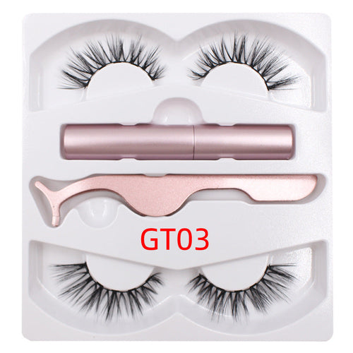 Magnetic Lash Liner & Magnetic Faux Lashes & Precision Tweezer Kit