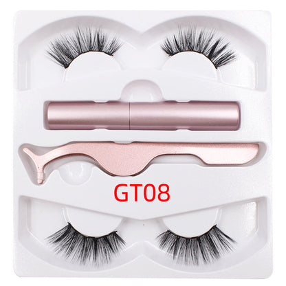Magnetic Lash Liner & Magnetic Faux Lashes & Precision Tweezer Kit