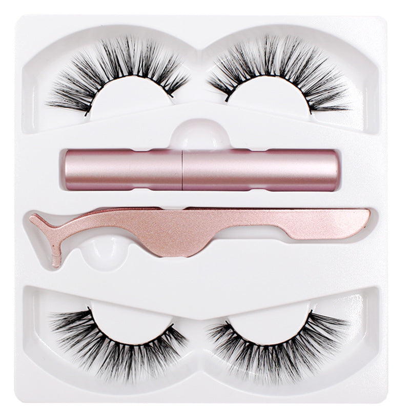 Magnetic Lash Liner & Magnetic Faux Lashes & Precision Tweezer Kit